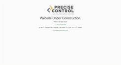 Desktop Screenshot of precisecontrol.com