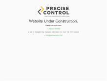 Tablet Screenshot of precisecontrol.com